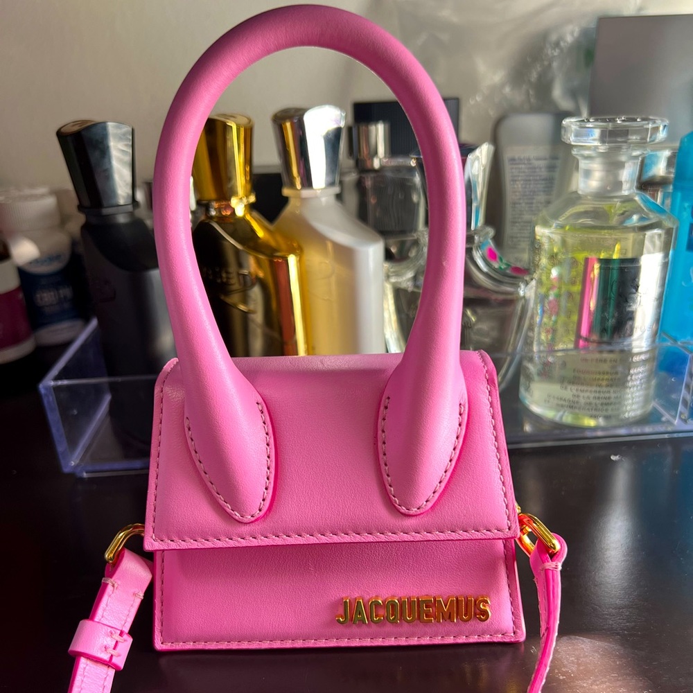 Pink jacquemus le chiquito bag